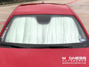 Alfa Romeo Giulia Windshield Sunshade/ Reflector - BlackOut Sunshade - Roll Up Alfa Romeo Giulia Windshield Sunshade/ Reflector - BlackOut Sunshade - Roll Up
